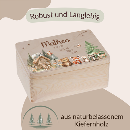 Erinnerungskiste -  Woodland Tieren