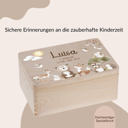 Erinnerungskiste Baby - niedlichen Tier Motiven 2