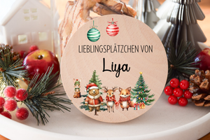 Vorratglas Weihnachten -  Woodlandtiere