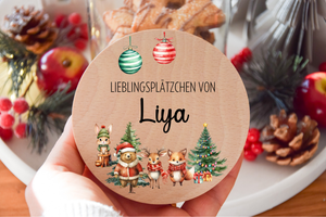 Vorratglas Weihnachten -  Woodlandtiere