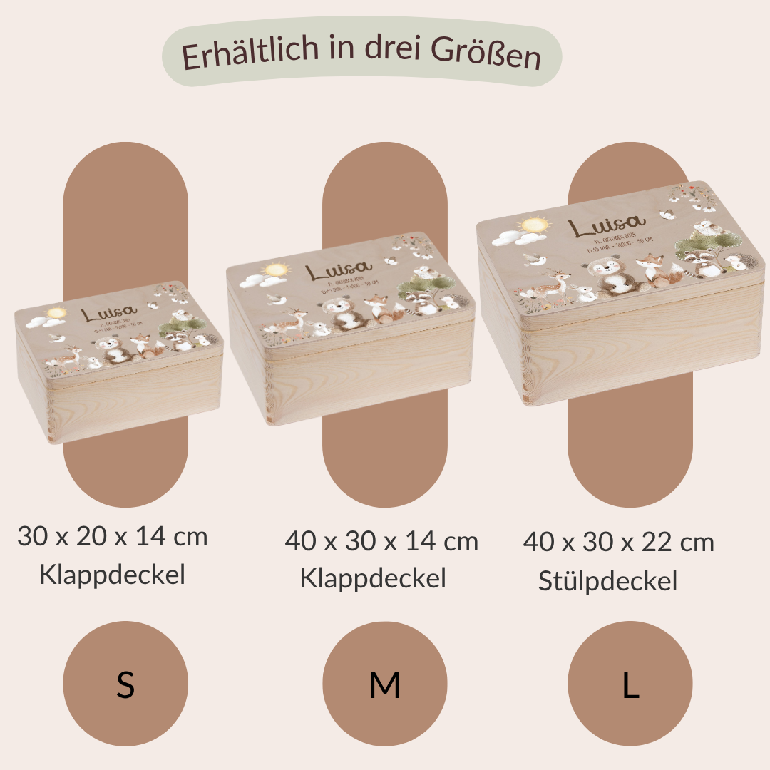 Erinnerungskiste Baby - niedlichen Tier Motiven 2