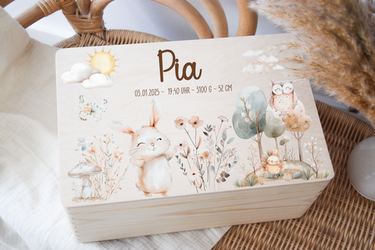 Erinnerungskiste Baby - versch. Tiermotiven