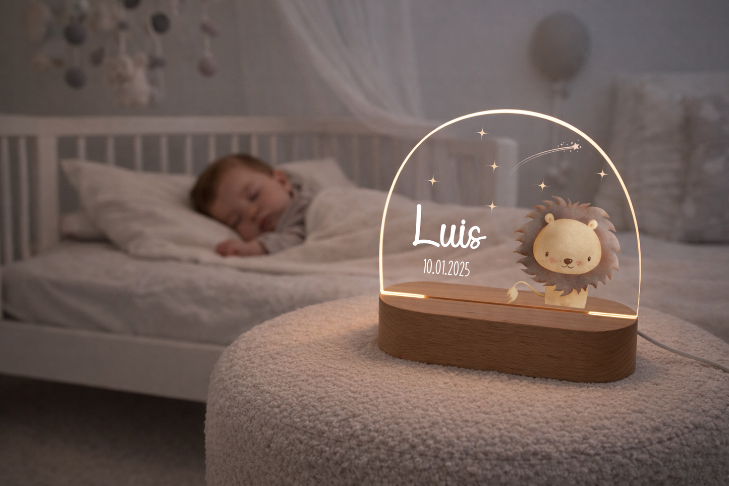 Nachtlicht Kinder - Bunten Tiermotiven