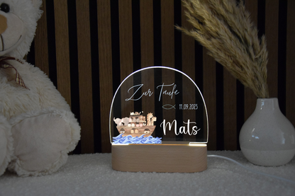 Nachtlicht Taufe Arche Noah