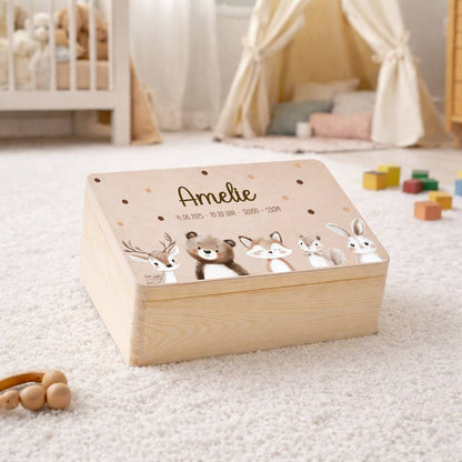 Erinnerungskiste  - mit Woodlandtieren