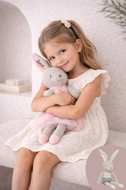 Personalisiertes Kuscheltier - Hase