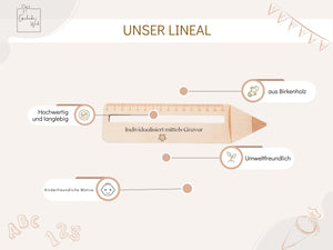 Lineal mit Lesehilfe, Stiftform