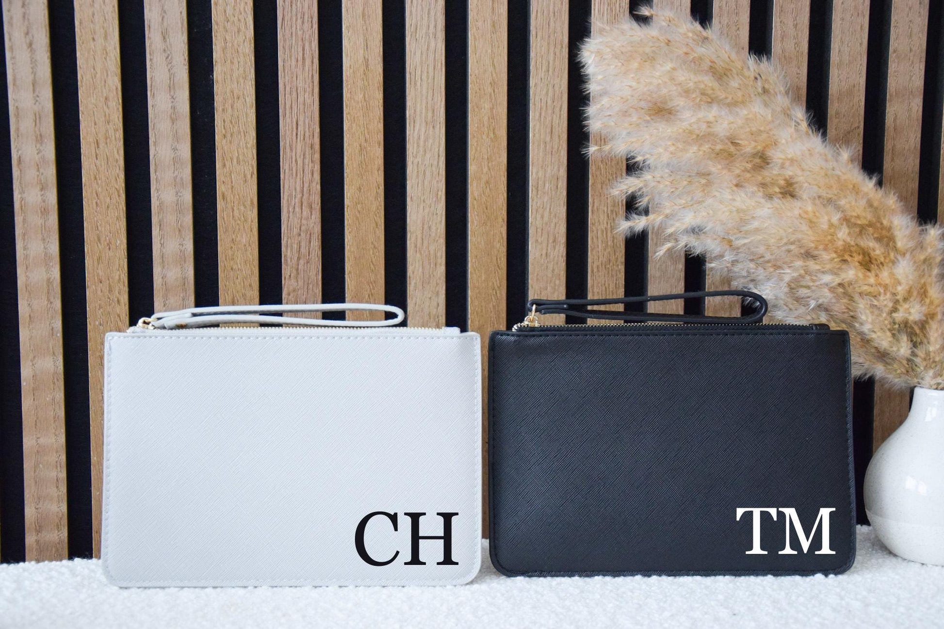 Personalisierte Clutch mit Initialen