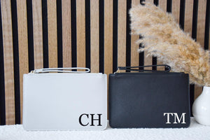 Personalisierte Clutch mit Initialen