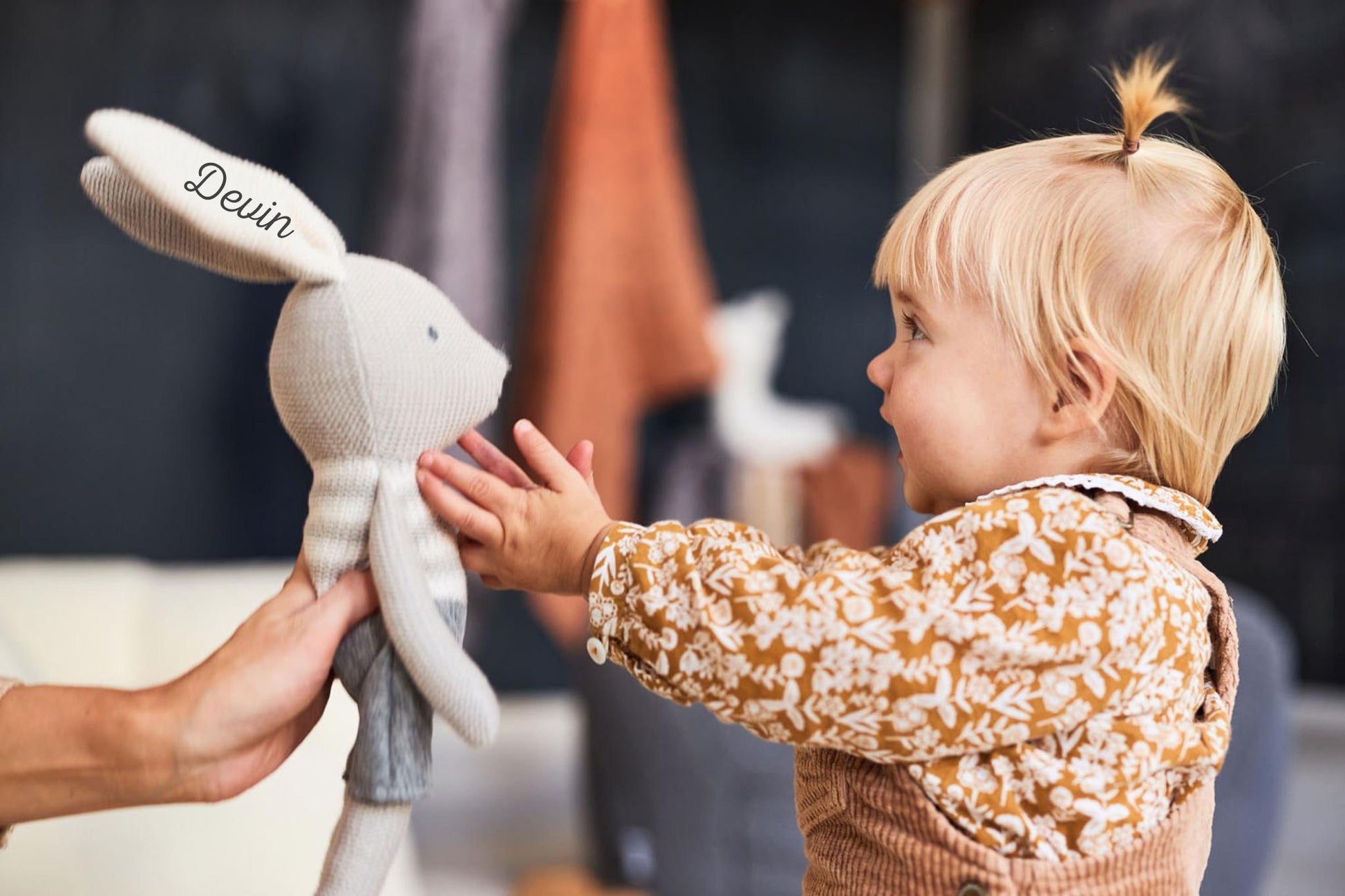 Personalisiertes Kuscheltier - Hase