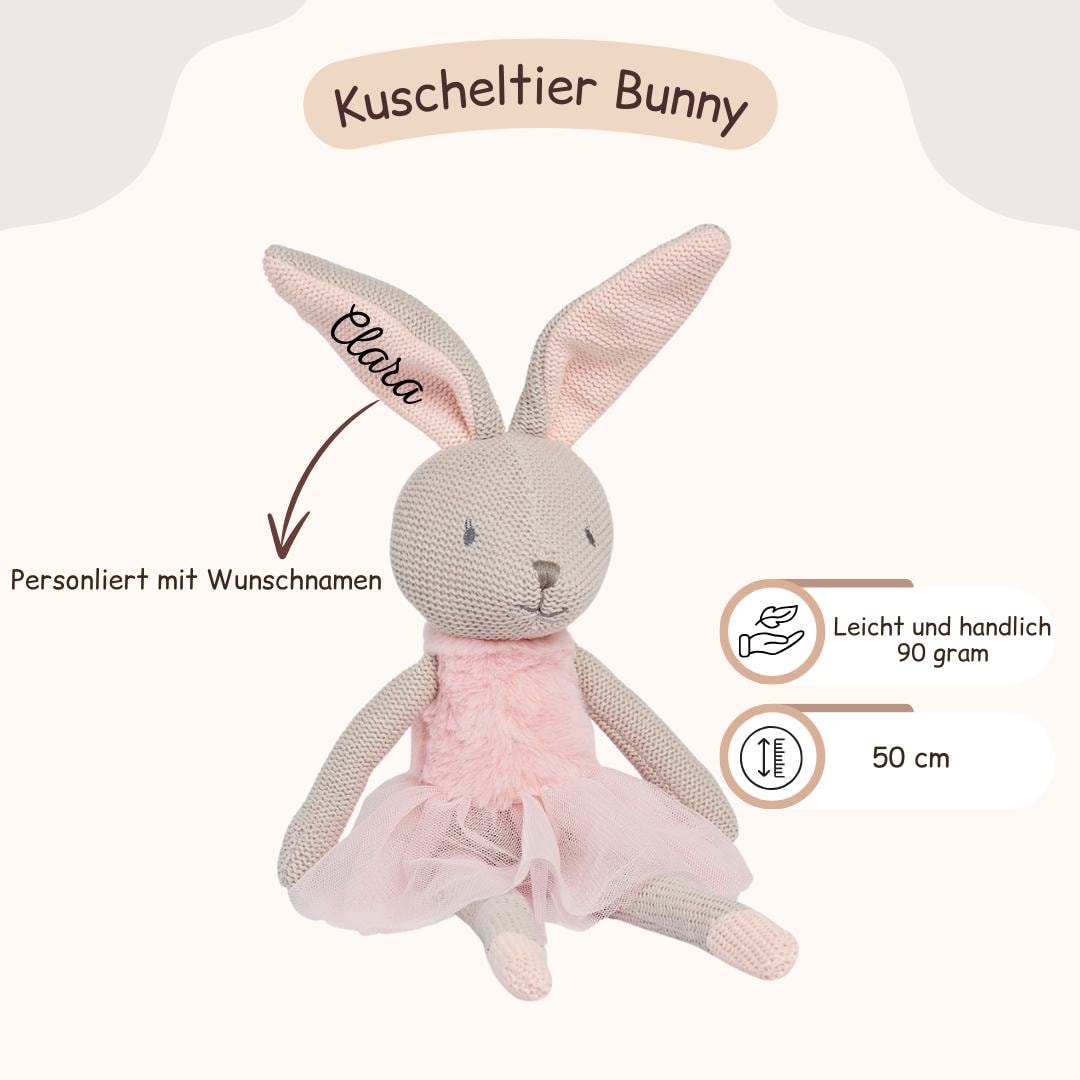 Personalisiertes Kuscheltier - Hase