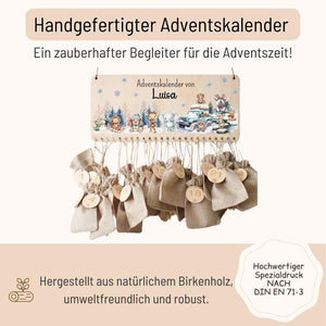 Adventskalender -  Woodland Safari Motiv