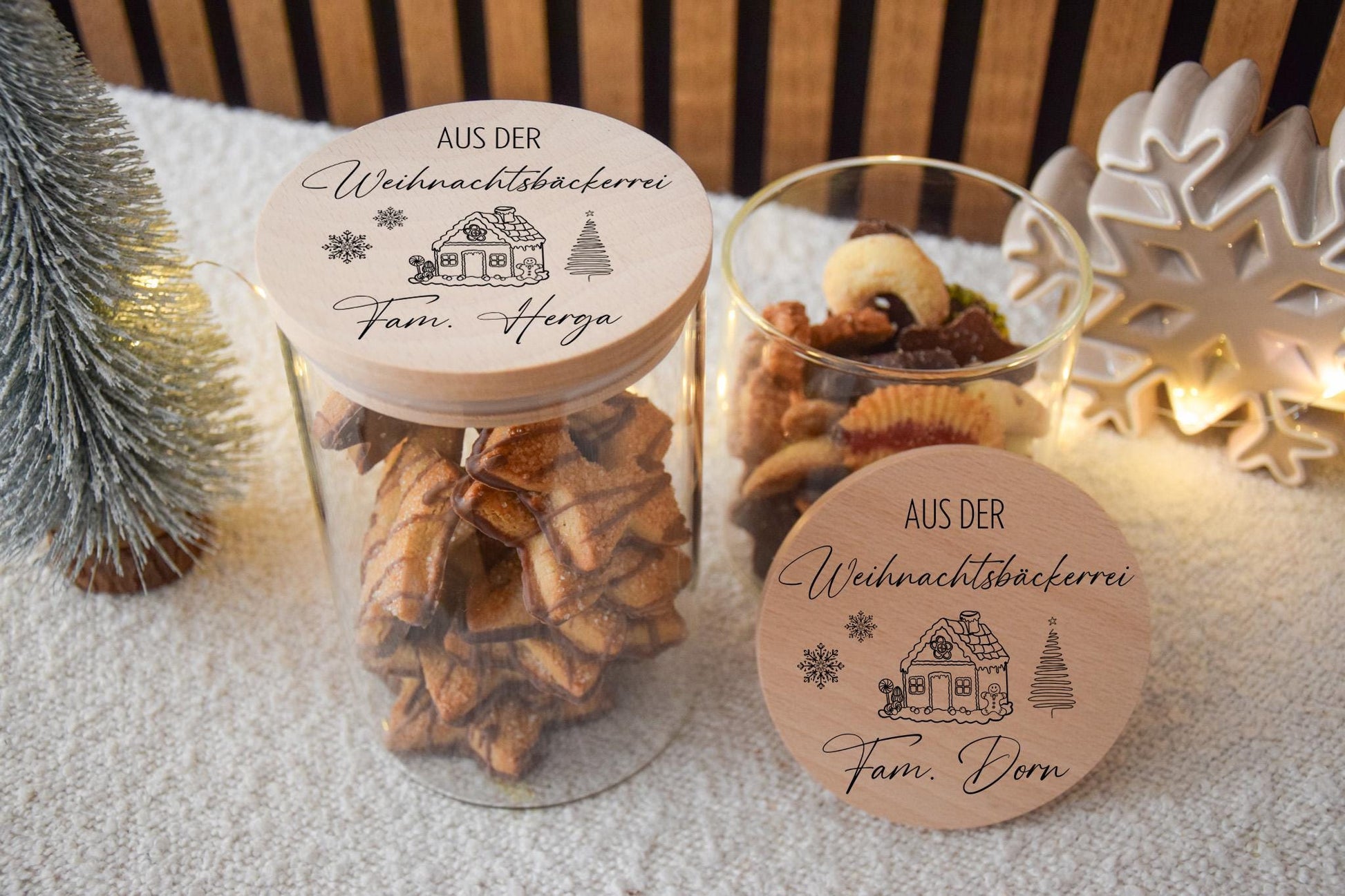 Vorratsglas Weihnachten - Aus der Weihnachtsbäckerrei