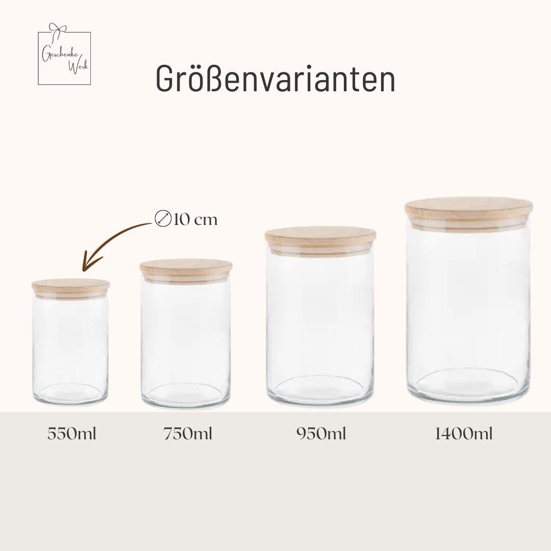 Vorratsglas Weihnachten - Kranz