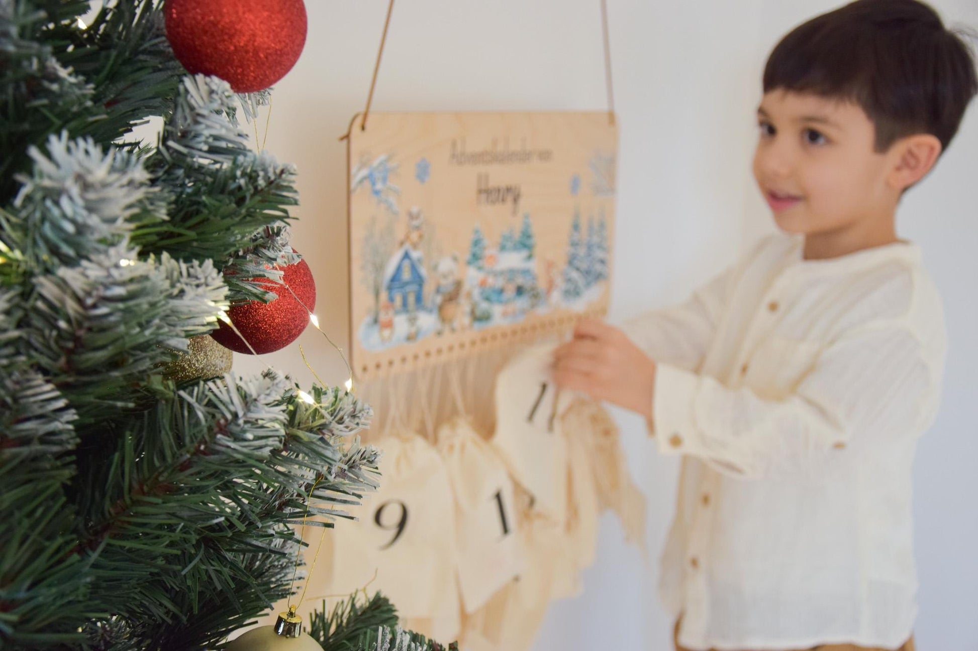 Adventskalender Woodland Motiv