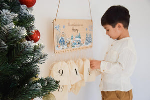 Adventskalender Woodland Motiv