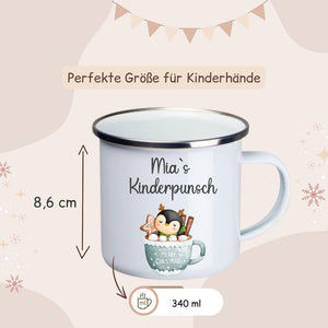 Tasse Kinder - Kinderpunsch mit versch. Tieren