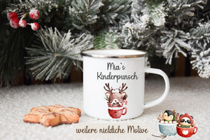 Tasse Kinder - Kinderpunsch mit versch. Tieren