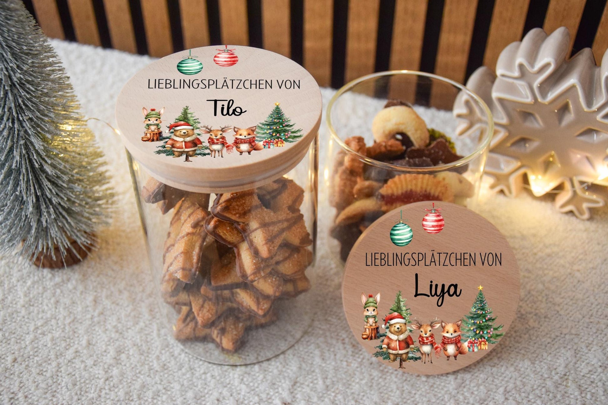 Vorratsglas Weihnachten - Weihnachtsmotiv