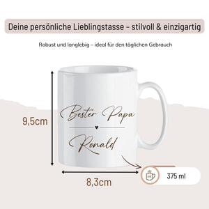 Personalisierte Tasse -  Bester Papa