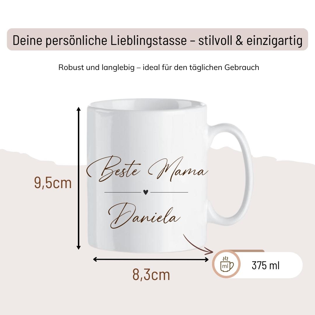 Personalisierte Tasse -  Beste Mama