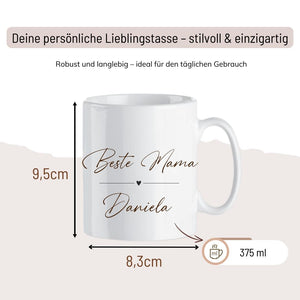 Personalisierte Tasse -  Beste Mama