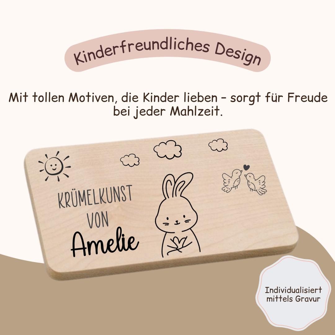 Frühstücksbrett Kinder - mit versch. Tiermotiven