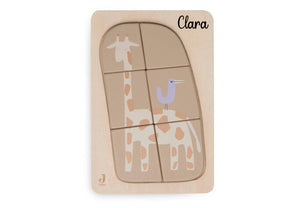 Holzpuzzle - Giraffe