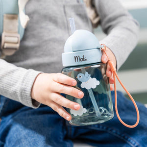 Trinkflasche Kinder Set - Blau