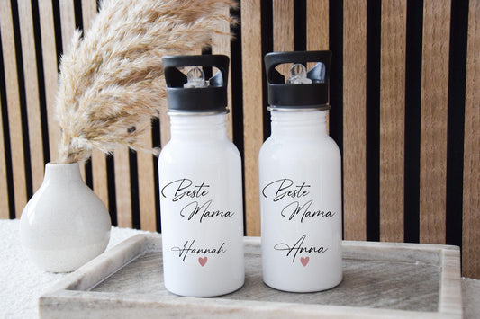 Personalisierte Trinkflasche  - Geschenk Mama