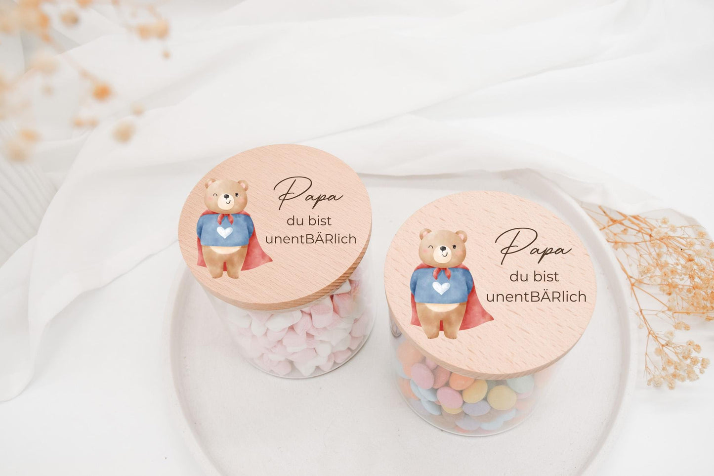 Vorratsglas "PAPA du bist unerbärlich"