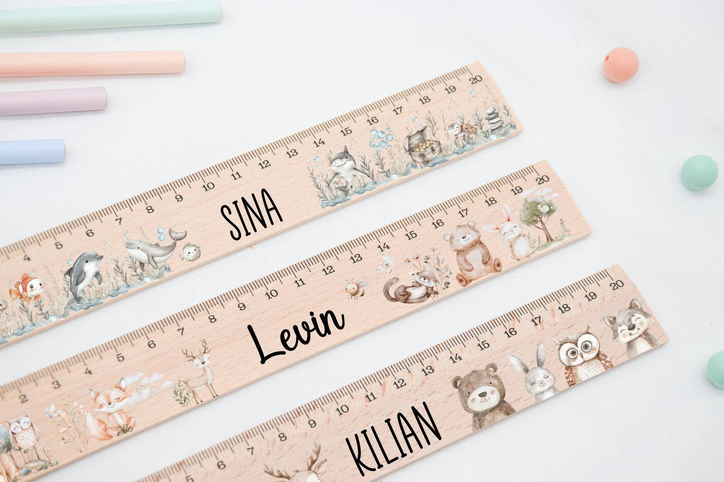 Lineal Kinder  -  Meerestiere, Woodlandtiere,  Tieren