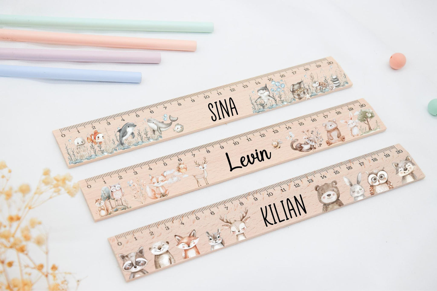 Lineal Kinder  -  Meerestiere, Woodlandtiere,  Tieren