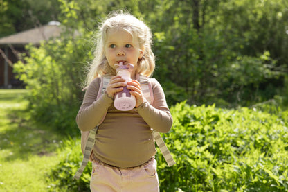 Edelstahl Trinkflasche Kinder - Rosa, Blau und Grün