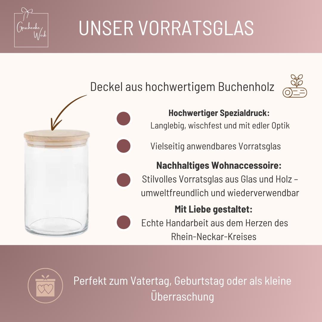 Vorratsglas Erzieherin Abschiedsgeschenk