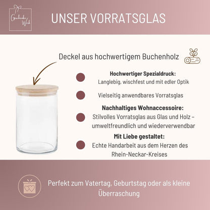 Vorratsglas Abschiedsgeschenk