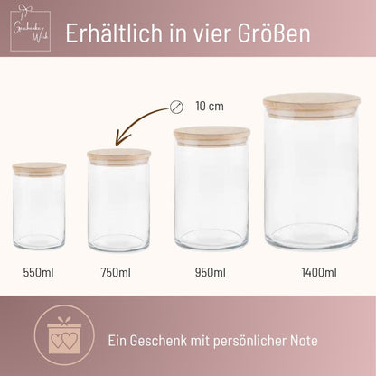 Vorratsglas Abschiedsgeschenk