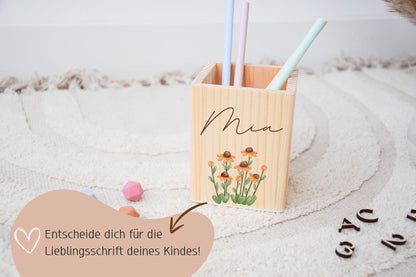 Stiftehalter - Blumen