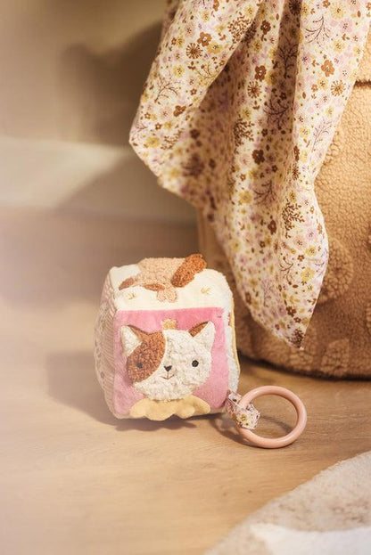 Motorikwürfel Babyspielzeug - Rosa