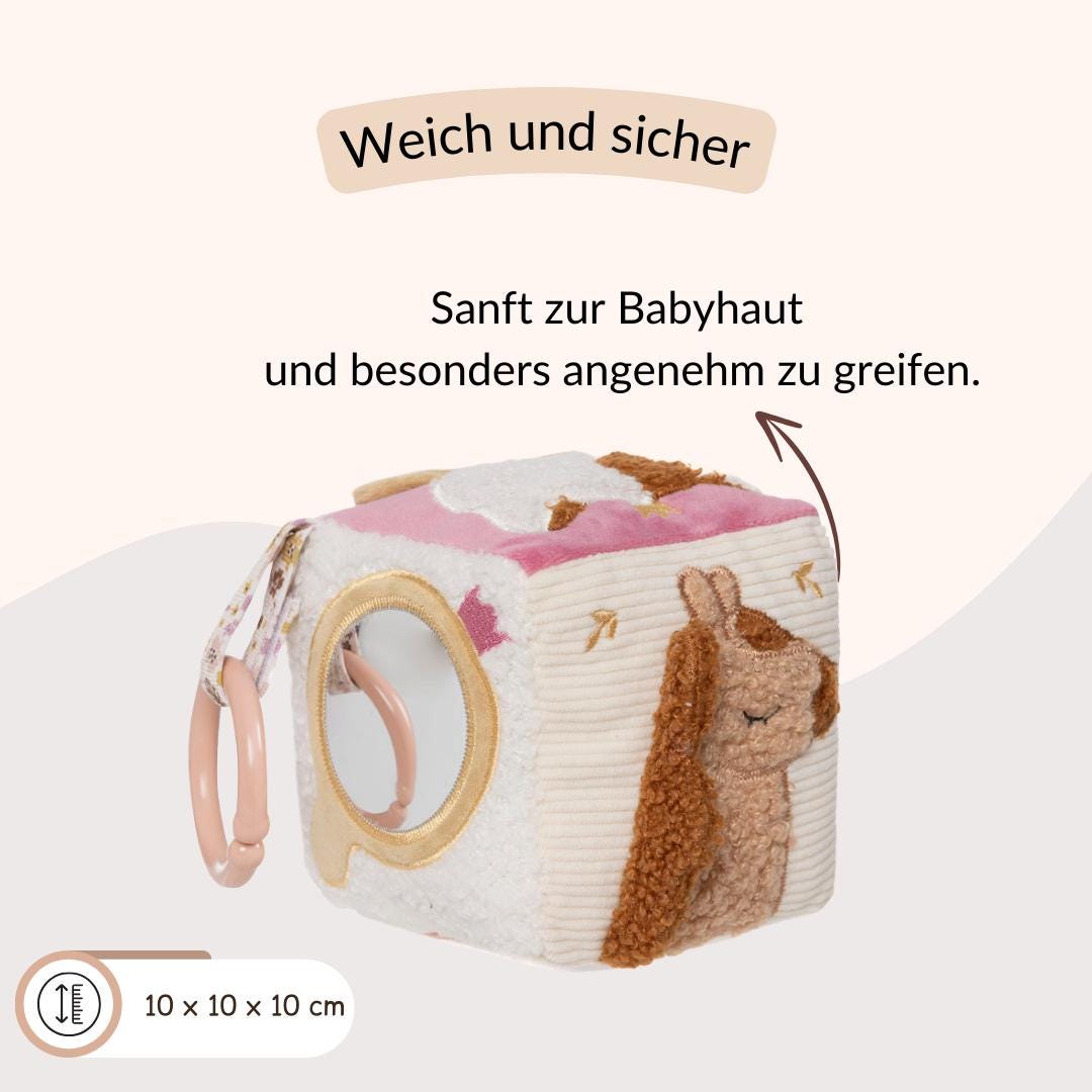 Motorikwürfel Babyspielzeug - Rosa