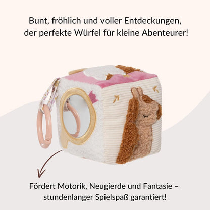 Motorikwürfel Babyspielzeug - Rosa