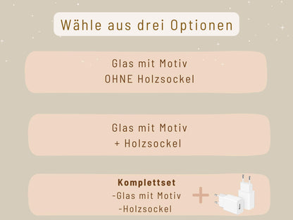 Nachtlicht Kinder - Regenbogen mit Tieren