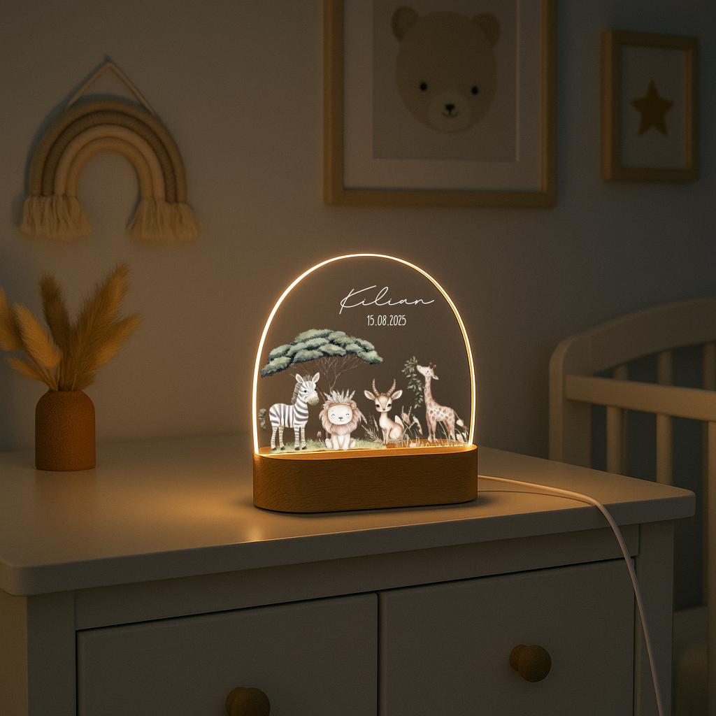 Nachtlicht - mit Safaritieren