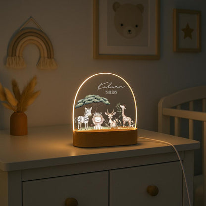 Nachtlicht - mit Safaritieren