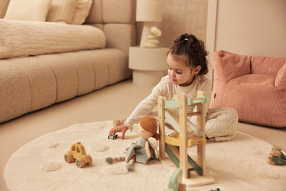 Personalisierte Autorennbahn aus Holz