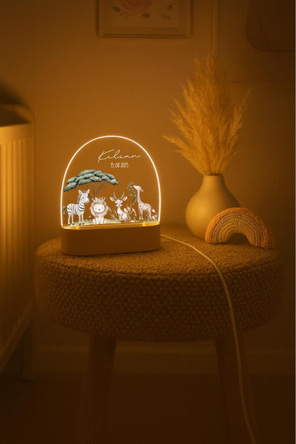 Nachtlicht - mit Safaritieren