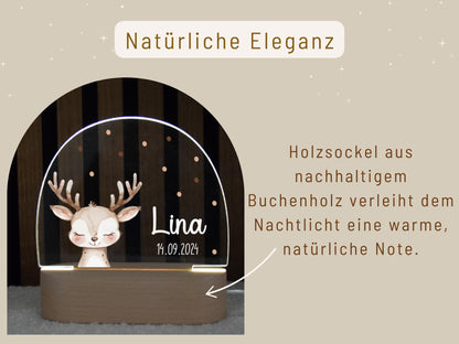 Nachtlicht  -  mit versch. Woodlandtieren