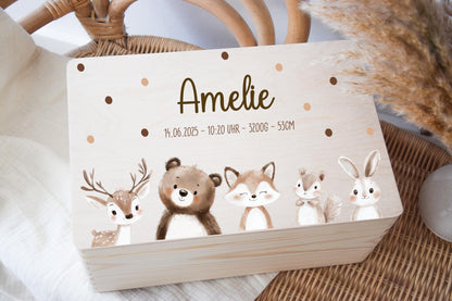 Erinnerungskiste  - mit Woodlandtieren