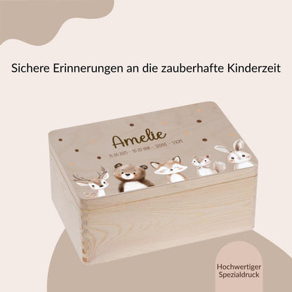 Erinnerungskiste  - mit Woodlandtieren