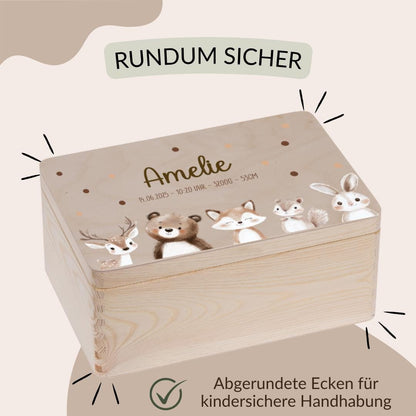 Erinnerungskiste  - mit Woodlandtieren